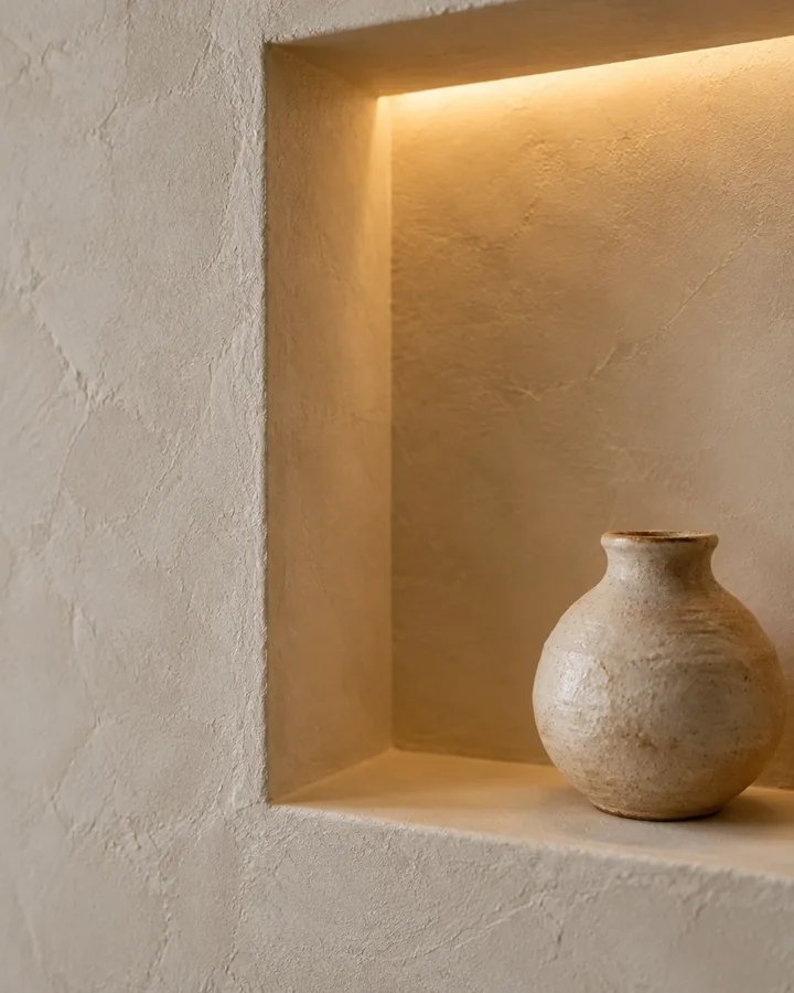 Ontwerpvisualisatie: verzonken nisverlichting