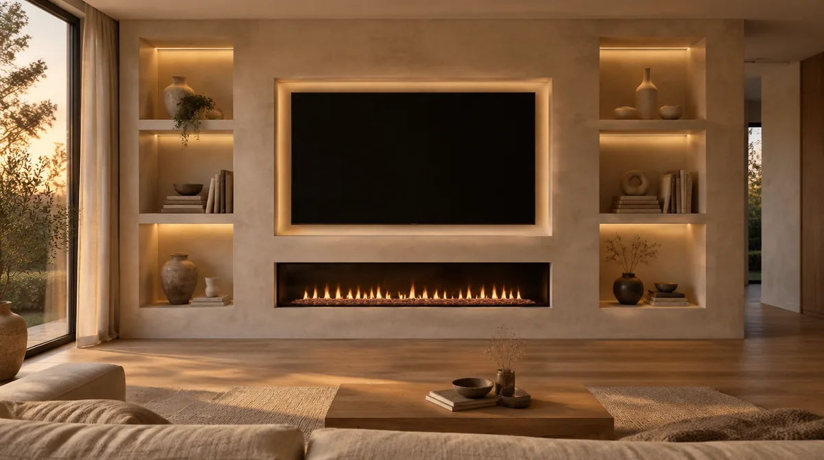 Ontwerpvisualisatie: Kalkwit met sfeerhaard